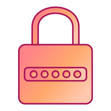 ikon vektör illüstrasyonunu kilitle