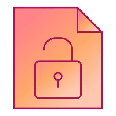 kilit simgesi, vektör illüstrasyonu