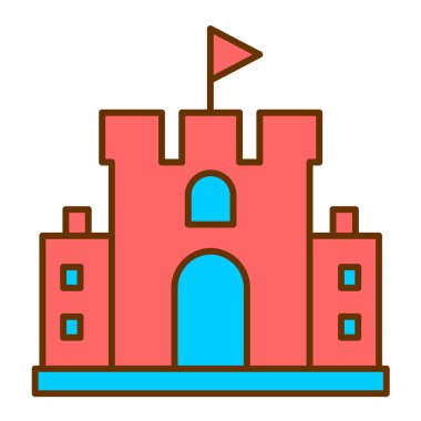 Kale kulesi. Basit tasarım