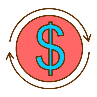 Dolar işareti vektör illüstrasyonuName