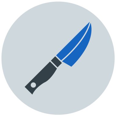 Bıçak. Web simgesi basit tasarım