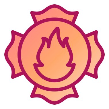 Ateş Ateşi. Basit illüstrasyon