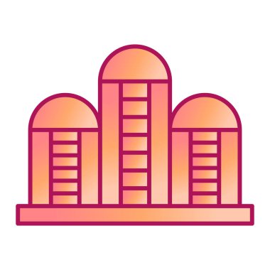 indutial modern ikon vektör illüstrasyonu 