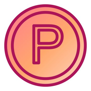 park simgesi vektör illüstrasyonu