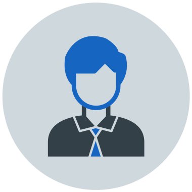 avatar. Web simgesi basit illüstrasyon