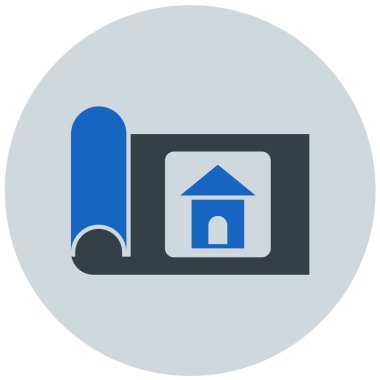 Şablon web simgesi basit illüstrasyon