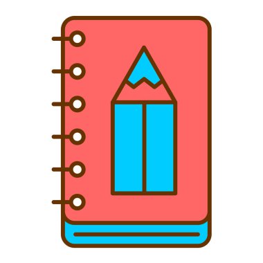 kalem simgesi vektör illüstrasyonu