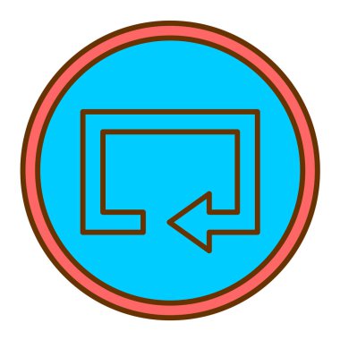 ok simgesinin vektör illüstrasyonu