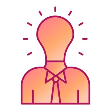 Pembe kravatlı ve kırmızı gömlekli bir adam.