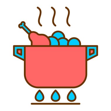 yiyecek ve içecek vektör çizimi