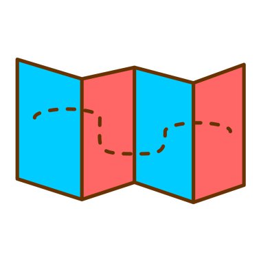 Çizgi film simgesinin vektör çizimi