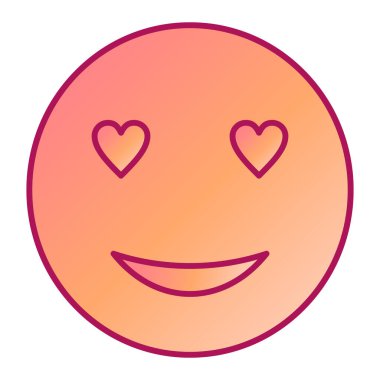 Mutlu gülen surat simgesi ikon vektör illüstrasyon tasarımı