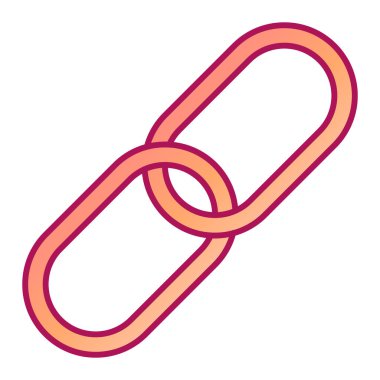 bağlantı simgesi vektör illüstrasyonu