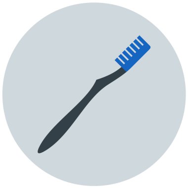 Diş fırçası. Web simgesi basit tasarım