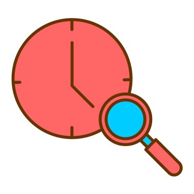 zaman yönetimi, vektör illüstrasyonu