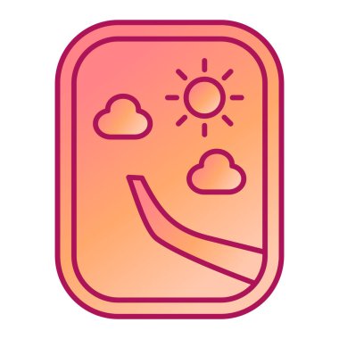 hava tahmini ikon vektör illüstrasyonuName