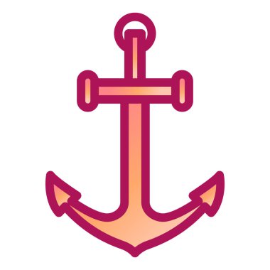 çapa simgesi vektör illüstrasyonu