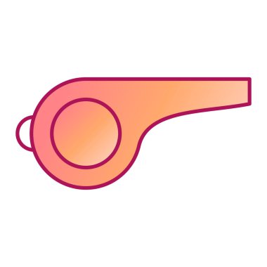 Islık vektör simgesi. düz biçim illüstrasyonu. 