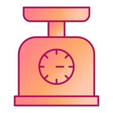 Mutfak pulları ikonu. Web için ölçek vektör simgelerinin özet çizimi