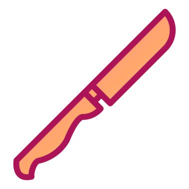 Bıçak. Web simgesi basit illüstrasyon