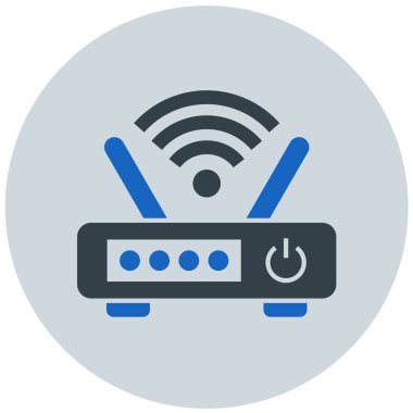 Wi-fi yönlendirici. Basit resimleme