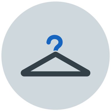 Askı. Web simgesi basit illüstrasyon