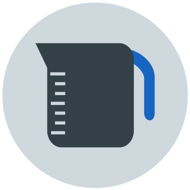 Çay makinesi simgesi, vektör illüstrasyonu