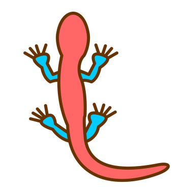 lizard icon vector illustration