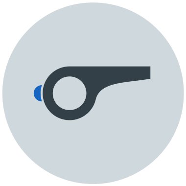 Islık. Web simgesi basit illüstrasyon