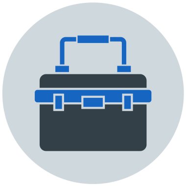 Çanta. Web simgesi basit illüstrasyon