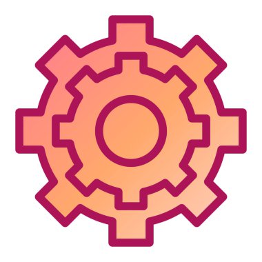 Teçhizat Web simgesi basit illüstrasyon