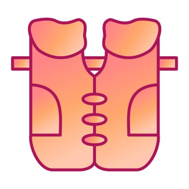 Bir çift kıyafetin vektör çizimi