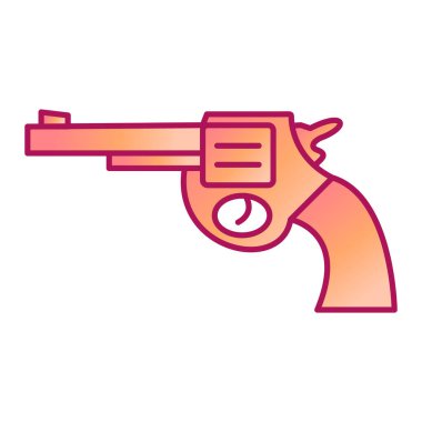 Silah ikonu. vektör illüstrasyonu