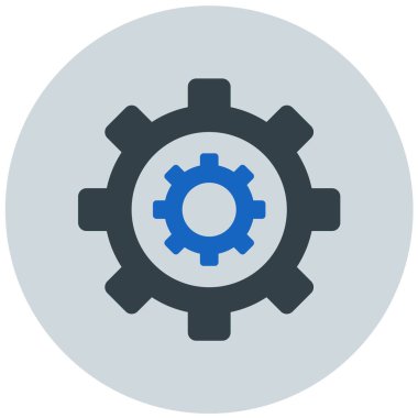 Ayarlar. Web simgesi basit illüstrasyon