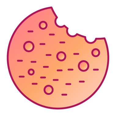 Lezzetli yemek ikonu vektör illüstrasyonu