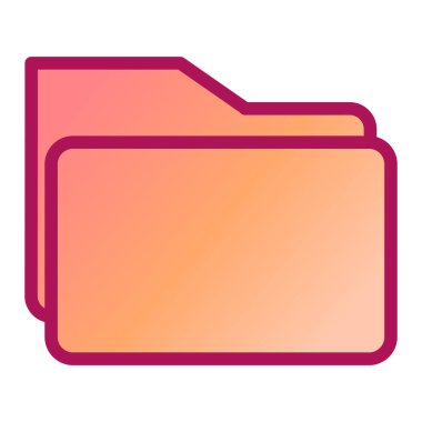 Dosya. Web simgesi basit illüstrasyon