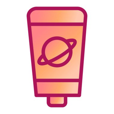 Space Food modern simge vektör çizimi 