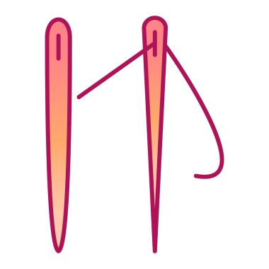 Modern simge vektör illüstrasyonu dikiliyor 