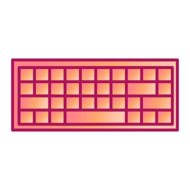 top ikon vektör illüstrasyon tasarımlı ahşap masa