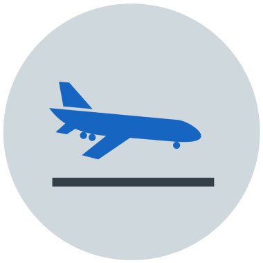 Uçak. Web simgesi basit illüstrasyon