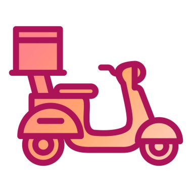 Mobilet. Web simgesi basit illüstrasyon