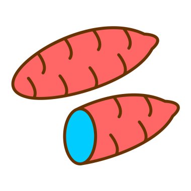 Lezzetli yemek vektörü çizimi