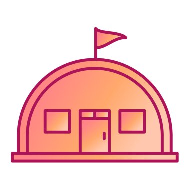 Mahkeme simge vektör çizim