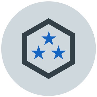 yıldız simgesi, vektör çizimi