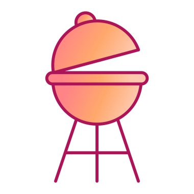 Izgara ikonu. vektör illüstrasyonu