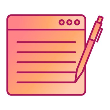 Seo web sitesi simgesinin vektör illüstrasyonu