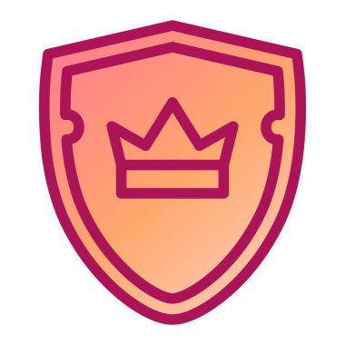 kalkan modern simge vektör illüstrasyonu 