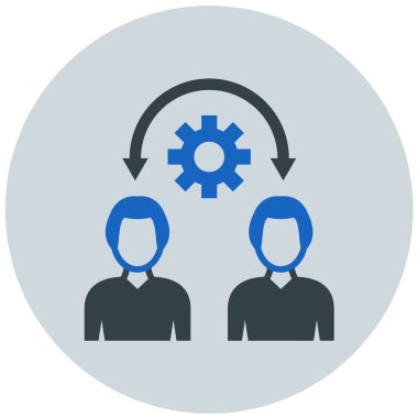 Gelişme için işletme yönetimi dairesi simgesi