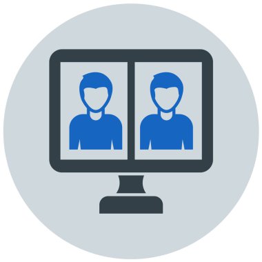 kullanıcı. Web simgesi basit illüstrasyon