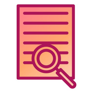 Arama simgesi vektör illüstrasyonu